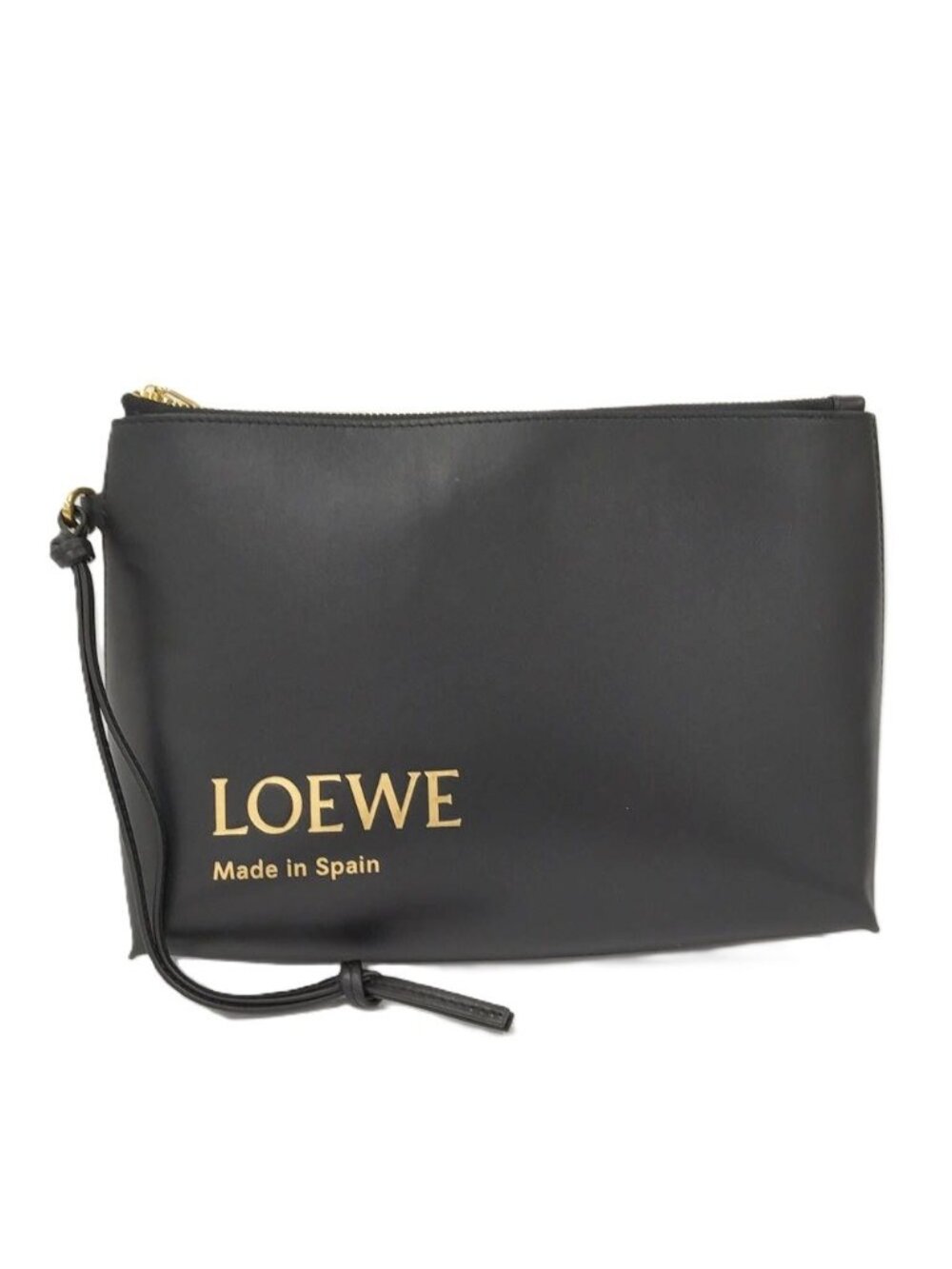 Loewe Clutch Leather Black